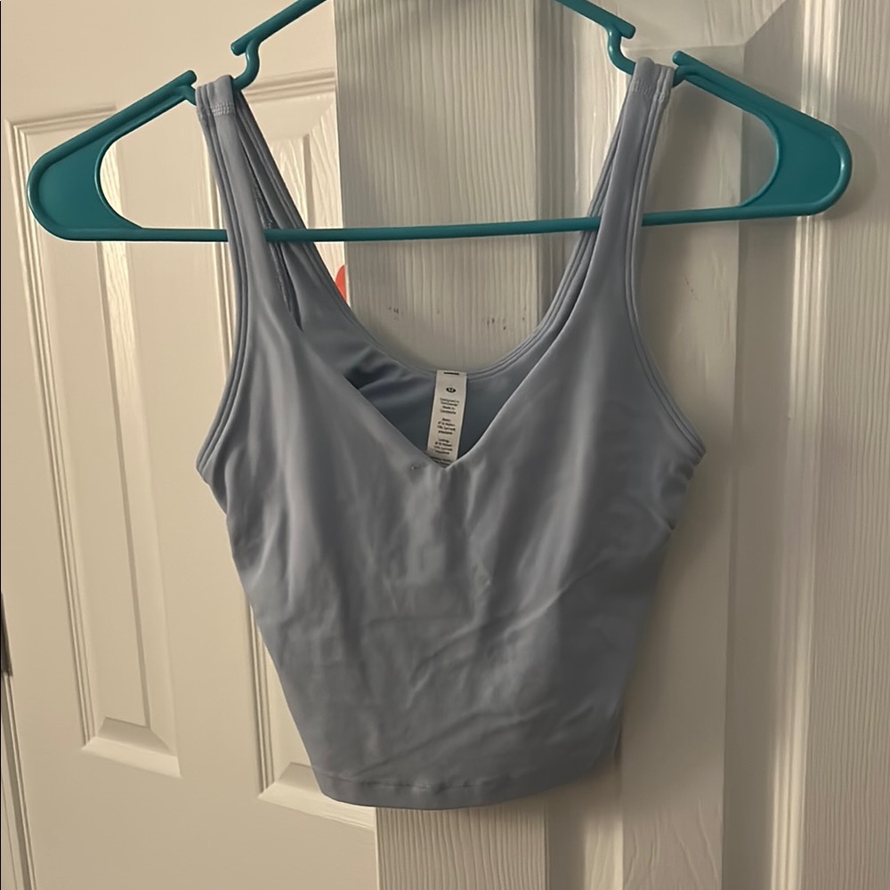 Lululemon Athletica Blue linen Align Tank
